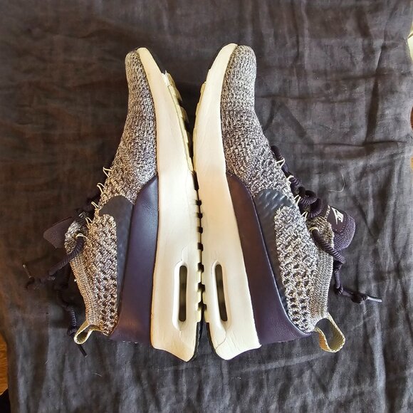 NIKE Air Max Thea Ultra Fly Knit Purple Embroidered Nike on back Size 7 - Picture 4 of 10